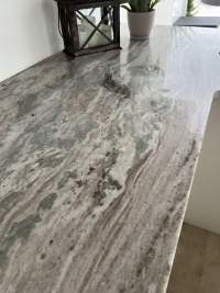 Outdoor marble countertop polishing EFC